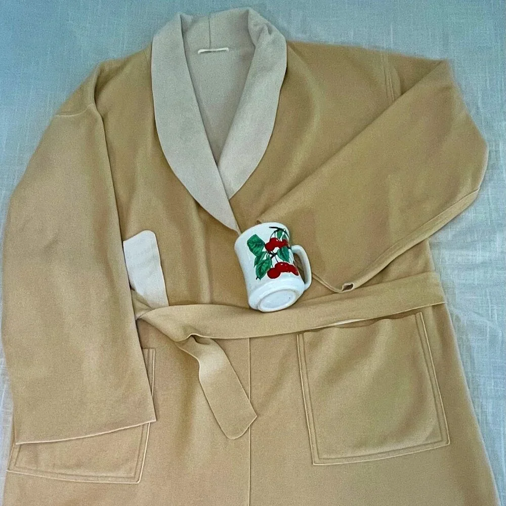 J. Crew Fleece Robe or Spring Jacket - Picture 2 of 5